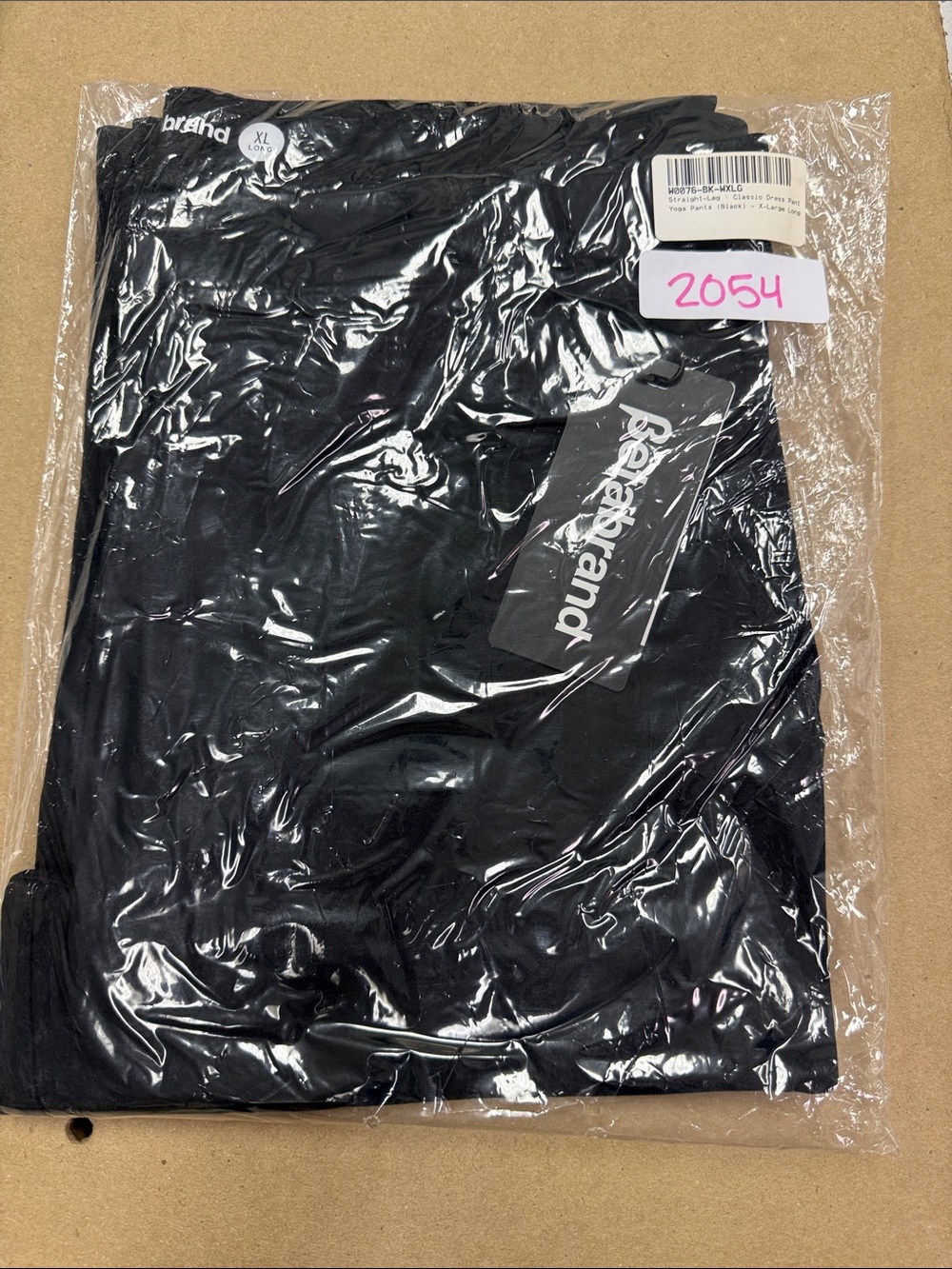 New Betabrand Black Straight Classic Dress Pant Yoga Pants XLarge Long Tall
